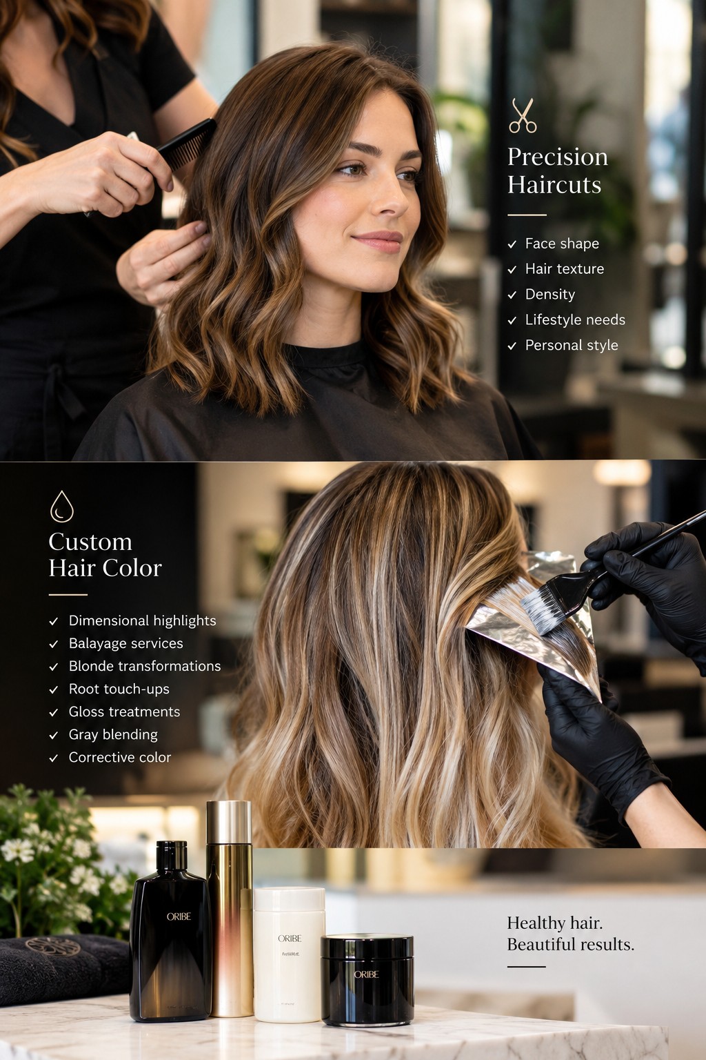 oribe personalized hair services oribe personalized hair services