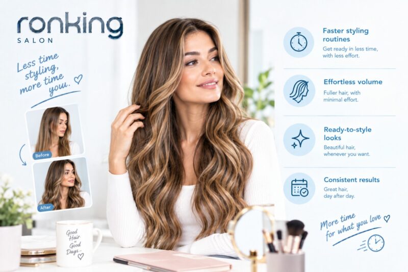 time saving hair